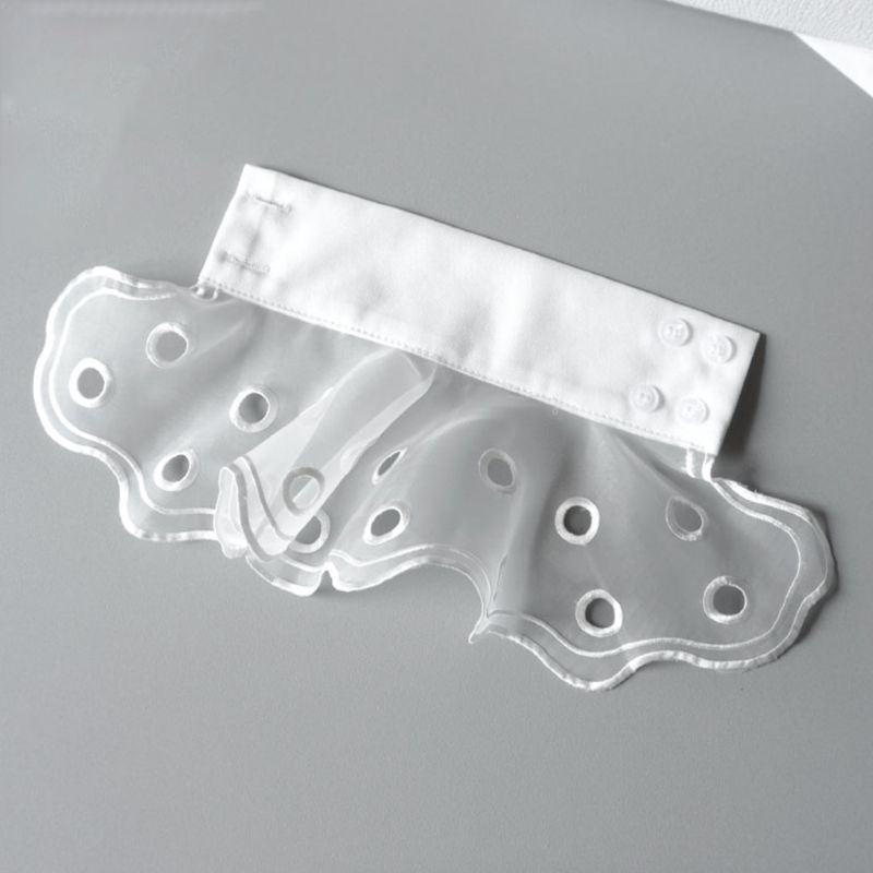 Áo Sweater Giả Áo Sơ Mi Xếp Ly Trang Trí Cho Cô Dâu