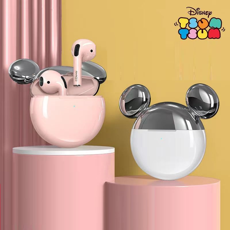 Tai Nghe Nhét Chụp Chup Tai Bluetooth Không Dây Chống ồn Blutooth Chơi Chơi Game Tai Nghe Pro Gameming Gaming Disney Mickey Mouse Mini Android TWS Có Mic