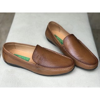 Giày Mọi Da Bò Nâu - M202