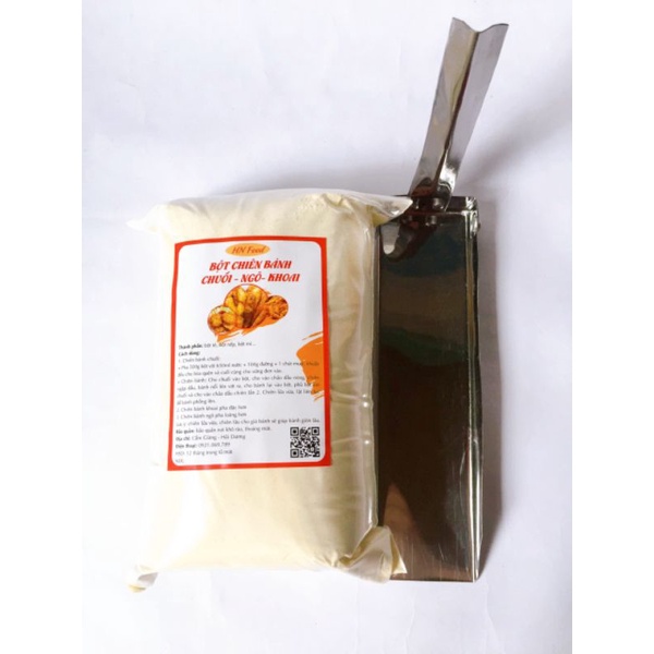 Combo 1 khuôn và 1kg bột chiên bánh chuối