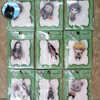 Móc khóa mika Kimetsu No Yaiba (Lưỡi Gươm Diệt Quỷ) - móc khóa Anime