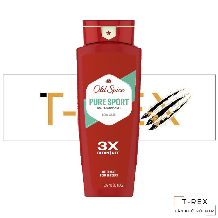 [Phổ Thông] Sữa Tắm Old Spice High Endurance Pure Sport 532ML