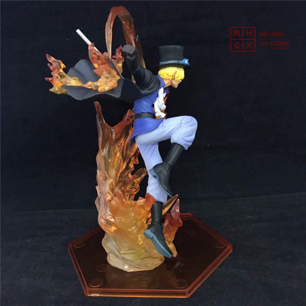 Mô hình One Piece Sabo Fzero siêu đẹp cao 18cm , trạng thái chiến đấu , figure mô hình one piece , mô hình giá xưởng