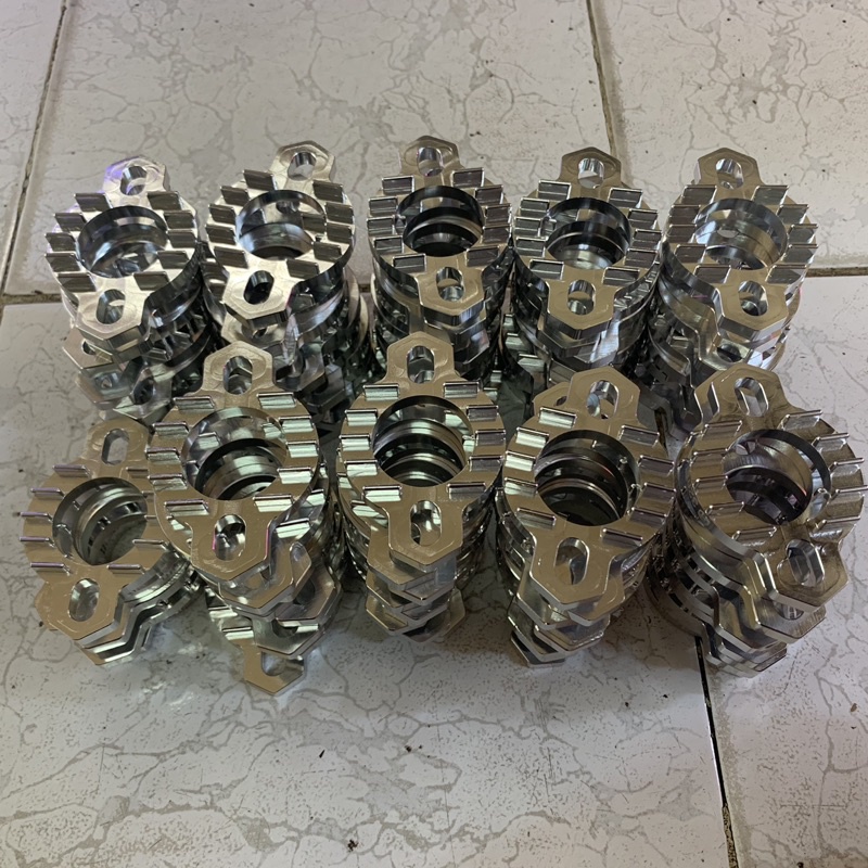 lông đền cổ pô 27>32 mm nhôm cnc