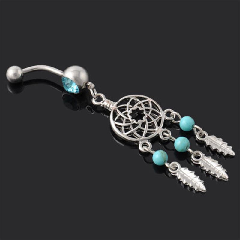 Khuyên RốN HìNh Dream Catcher ĐíNh Đá Xinh XắN