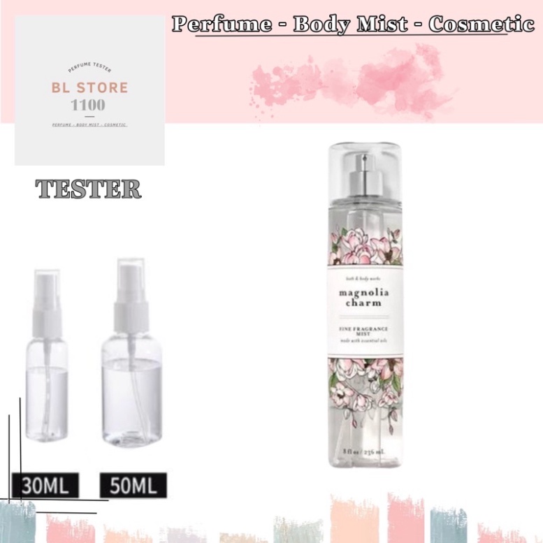 |NEW| [BL] Xịt Thơm Toàn Thân Bath &amp; Body Works  MAGNOLIA CHARM ( Mẫu dùng thử 10ml/30ml/50ml)