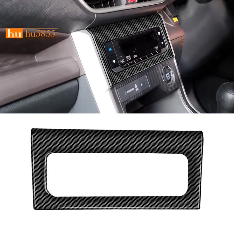 Khung Dán Công Tắc Máy Điều Hòa Xe Hơi Toyota Veloz Avanza 2022 + Bằng Sợi Carbon