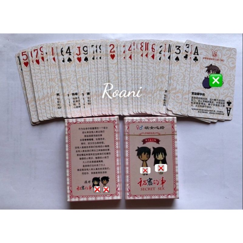 Bộ bài tình yêu 54 lá dễ thương