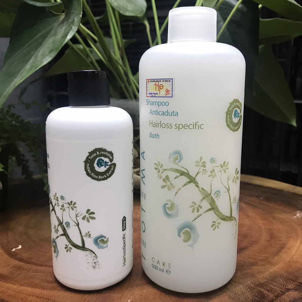 Combo chống rụng tóc Teotema Hairloss Specific Bath 500ml/125ml