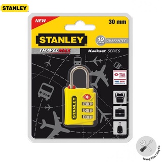 Ổ khóa số stanley s742-056 30mm 3 digit zinc security indicator.