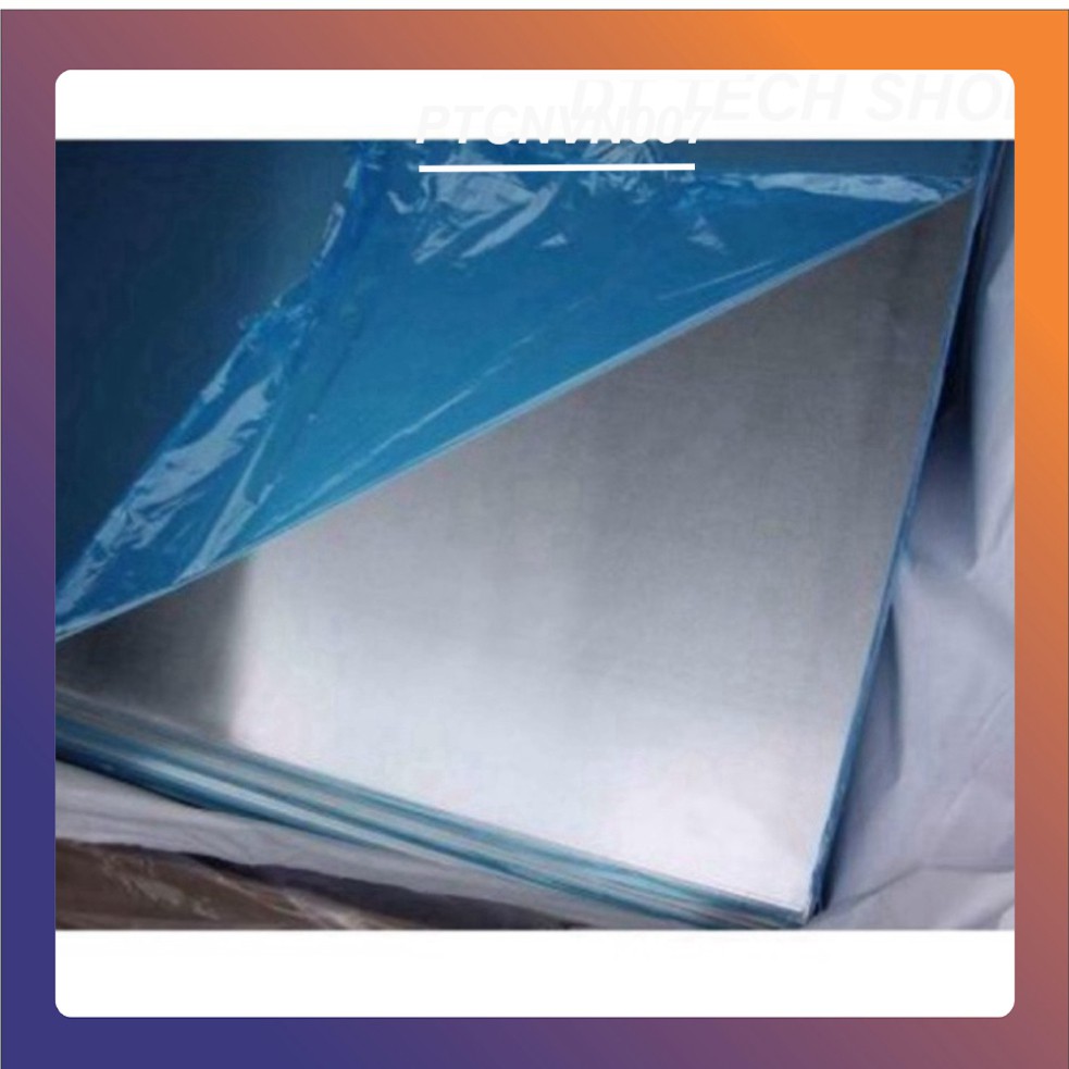 Nhôm tấm hợp kim 250mm*250mm*8mm( có nilon dán bảo vệ bề mặt )