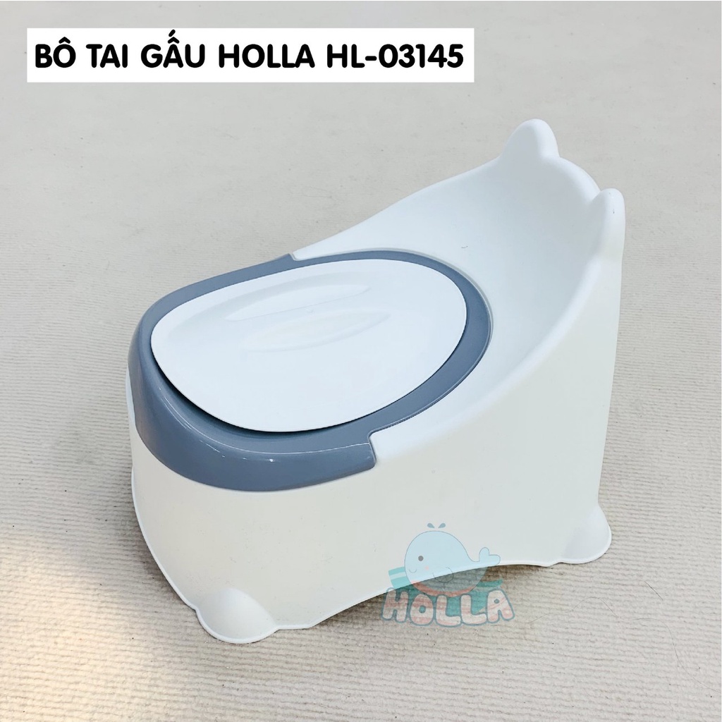 Bô cho bé đi vệ sinh Kiu Kiu Holla có tựa lưng - ghế bô cho bé , bô ngồi trẻ em
