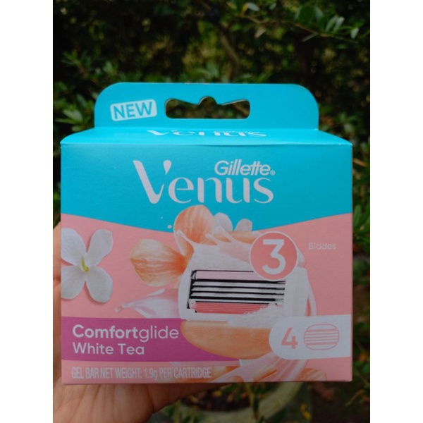 Gillette Venus Comfortglide - Hộp 4 lưỡi/đầu dao cạo thay thế -Hàng Úc