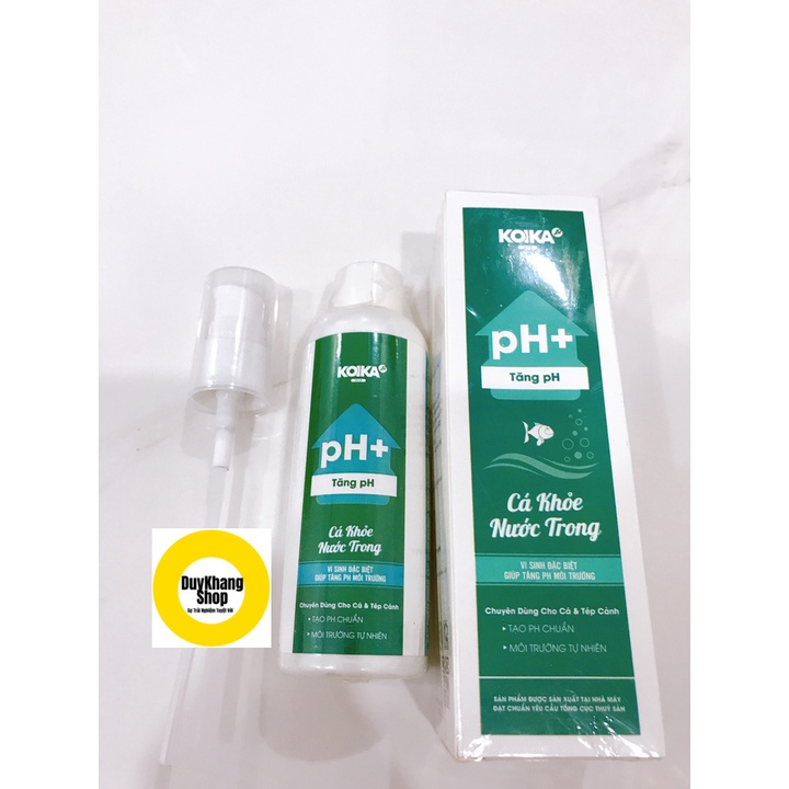 Dung Dịch Tăng Và Giảm pH Koika Cho Hồ Cá Cảnh, Hồ Thủy Sinh, Cá Khỏe Nước Trong