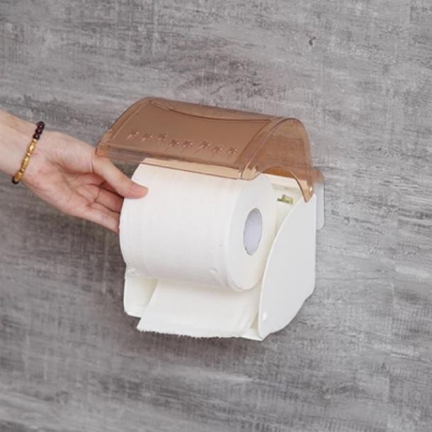 Hộp đựng giấy vệ sinh dính cường lực siêu chắc 0381 GDTH