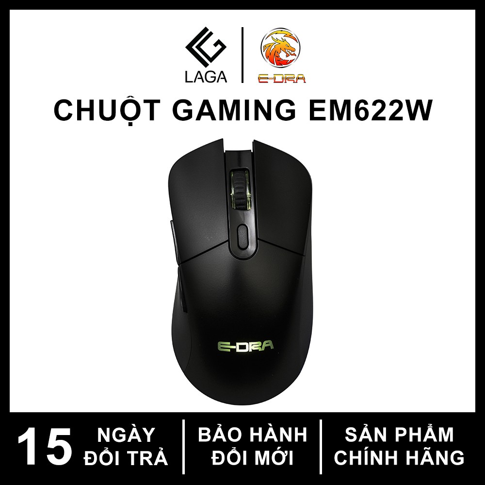 Chuột Gaming Không Dây E-Dra EM622W 16000 DPI RGB