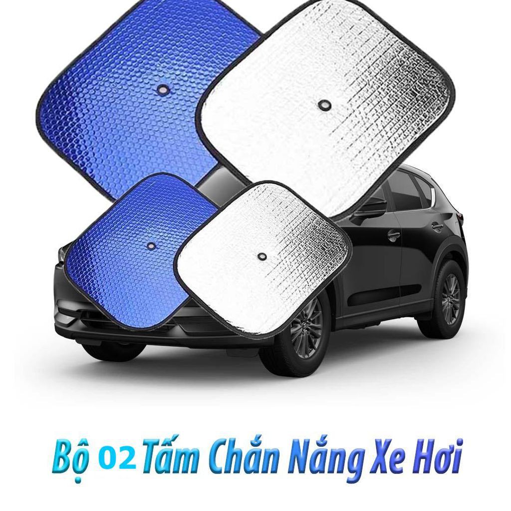 Bộ 2 tấm che nắng cửa kính xe hơi hít chắc chắn không rớt giảm nhiệt không thể thiếu trên ô tô của bạn siêu tiện ích