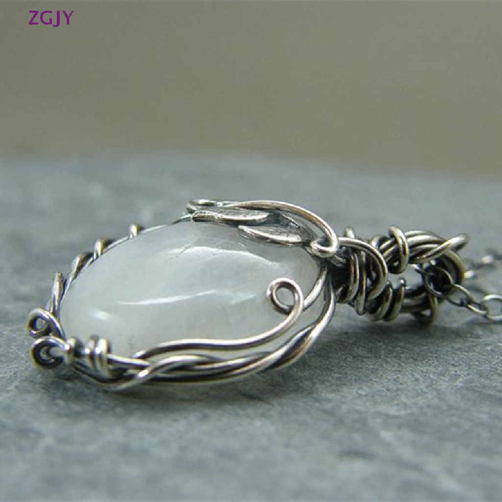Vòng cổ Mặt Đá Mặt Trăng Thời Trang Cho Nữ Mới