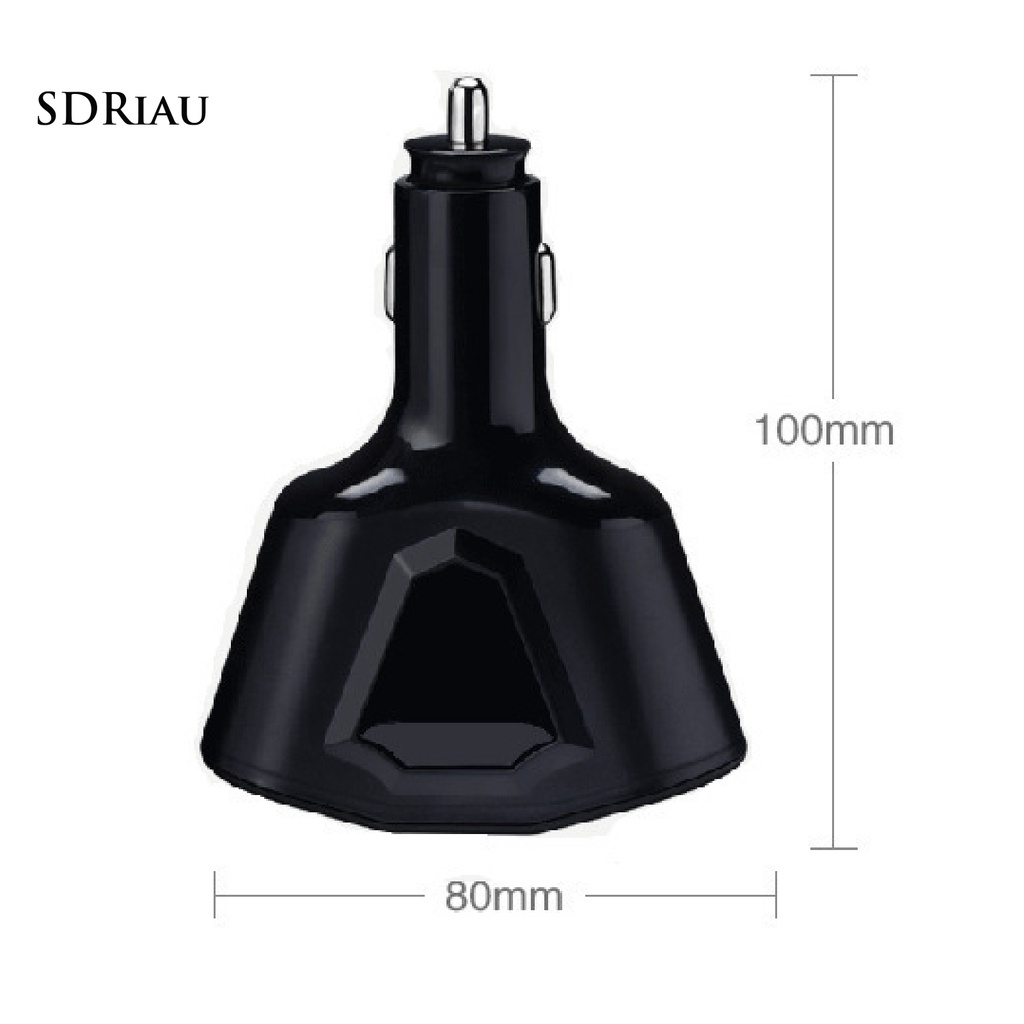 Tẩu Sạc Hai Cổng Usb 3.1a Màn Hình Kỹ Thuật Số Cho Xe Hơi