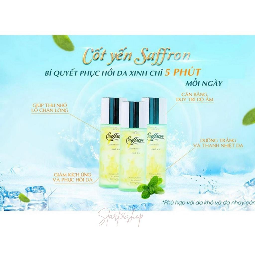Toner cốt yến Saffron Dr Lacir Toner cho da khô da nhạy cảm giúp thu nhỏ lỗ chân lông sạch sâu, sáng da, cân bằng độ ẩm