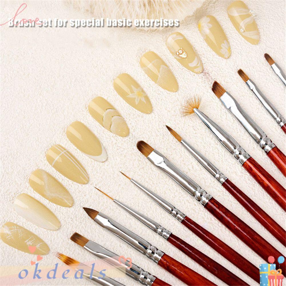 Cọ Sơn Móng Tay Nghệ Thuật OKDEALS Chất Lượng Cao