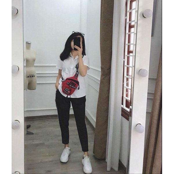 Áo Sơ Mi Cộc Tay Nữ Đẹp 💖𝑭𝑹𝑬𝑬𝑺𝑯𝑰𝑷💖 ÁO T-SHIRT CÔNG SỞ NỮ | BigBuy360 - bigbuy360.vn
