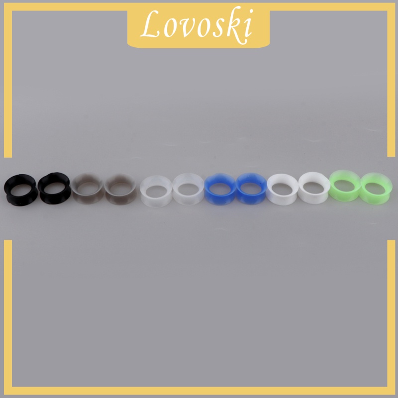 Set 12 Khuyên Nong Tai Bằng Silicone 8mm