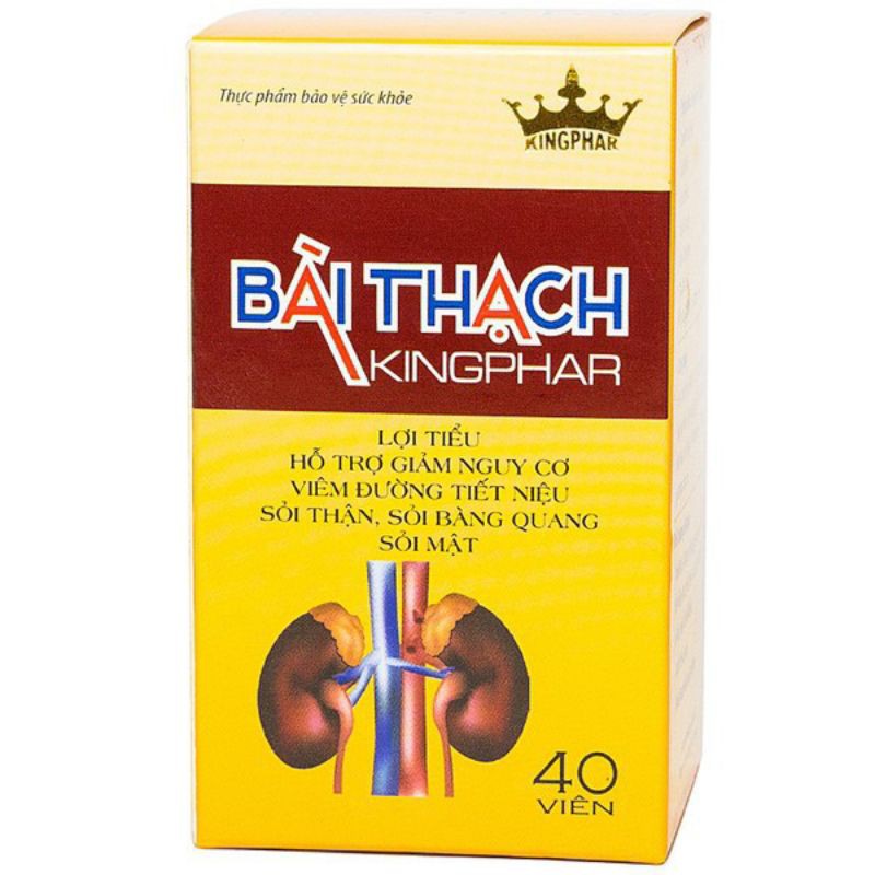 Bài thạch kingphar( kim tiền thảo hàm lượng cao) hỗ trợ trị sỏi thận, sỏi mật