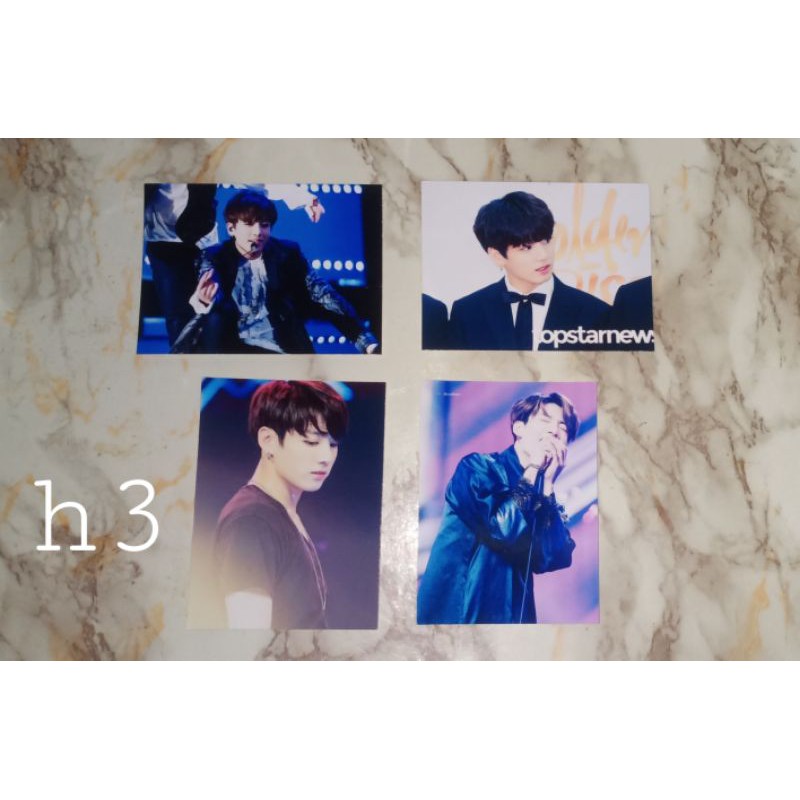 Bộ ảnh BTS in sẵn theo từng set suga, V, Jk, Jimin