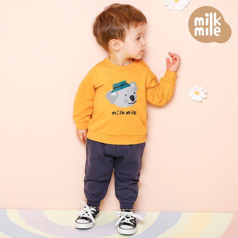 Bộ nỉ da cá Milk Mile