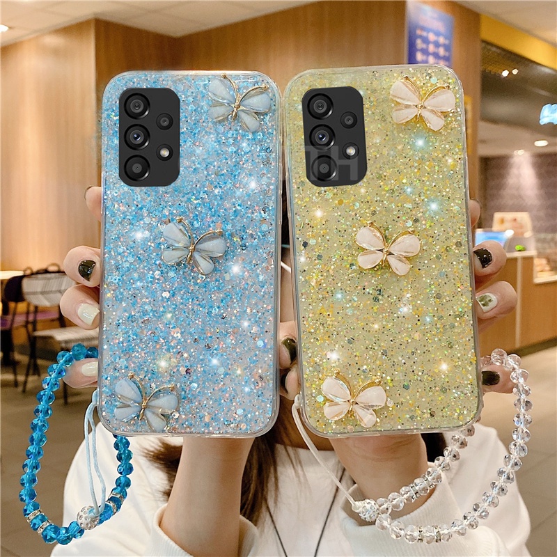 Ốp Điện Thoại Mềm Đính Đá Lấp Lánh 2022 Cho Samsung Galaxy A53 5G / A13 4G / A33 5G / A73 5G