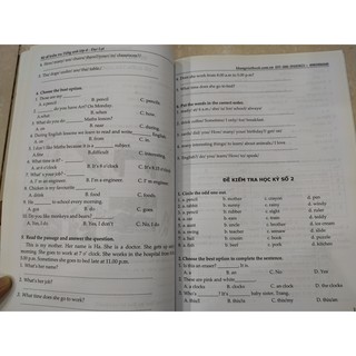 Bộ Đề Kiểm Tra Tiếng Anh Lớp 4