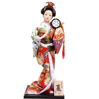 Mô Hình Búp Bê Geisha Mặc Kimono Dùng Để Trang Trí Nhà Hàng