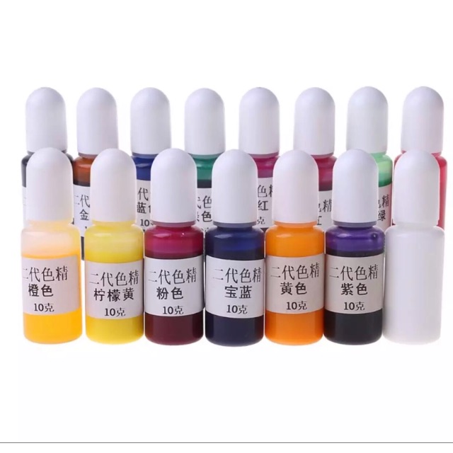 Bộ 12 Màu Đậm Pha Epoxy Lên Màu Chuẩn