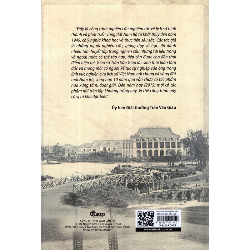 Sách - Lịch sử hình thành và phát triển vùng đất Nam bộ (Từ khởi thuỷ đến năm 1945) - KM Books
