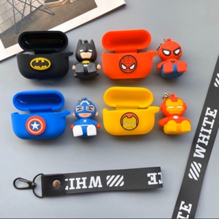 Vỏ Bọc bảo vệ tai nghe Aps Pro/Case Aps Pro: Combo Sản Phầm Gồm 1 Case,1 Nhân Vật Mini,1 Móc Đeo,2 Dây Đeo