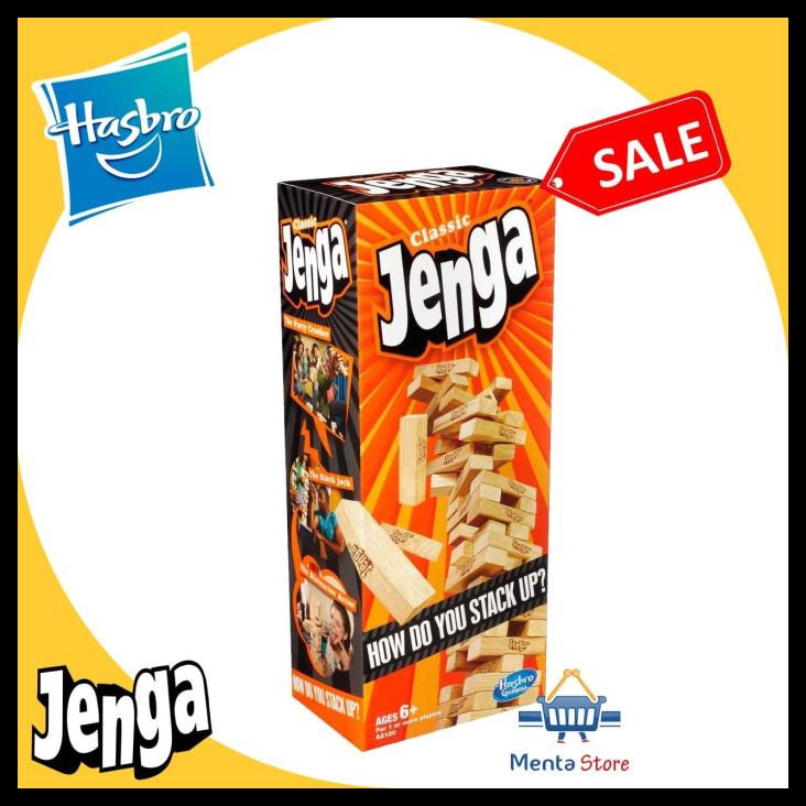 Jenga Đồ chơi xếp chồng lên nhau cổ điển chính hãng (Milarar To Uno)