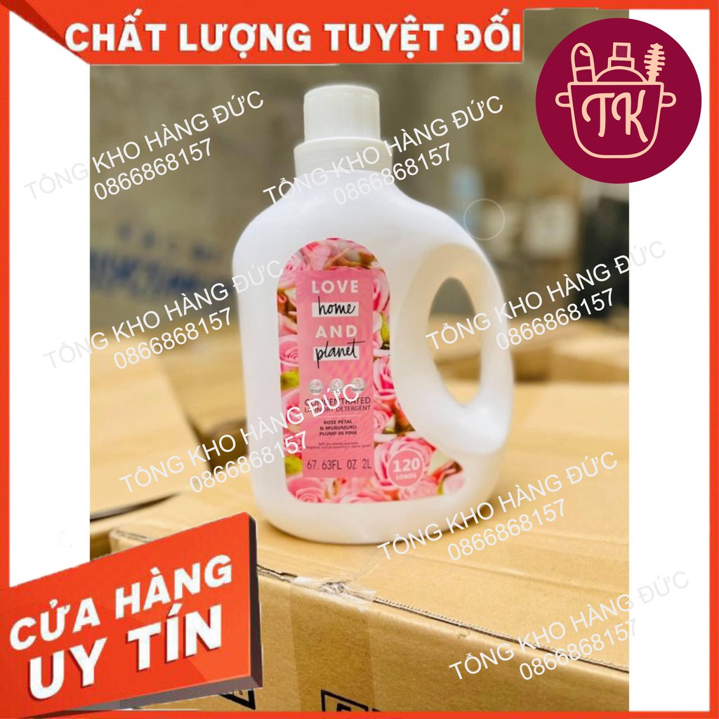 Nước giặt hữu cơ đậm đặc của Love Home and Planet