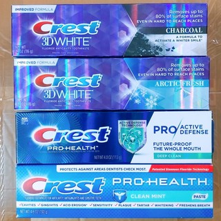 Kem đánh trắng răng CREST & Colgate