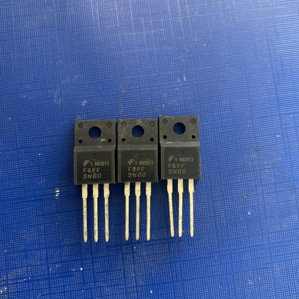 Sò Transistor 5N60C FQPF5N60C N-Mosfet 5A 600V TO-220F hàng cũ tháo máy