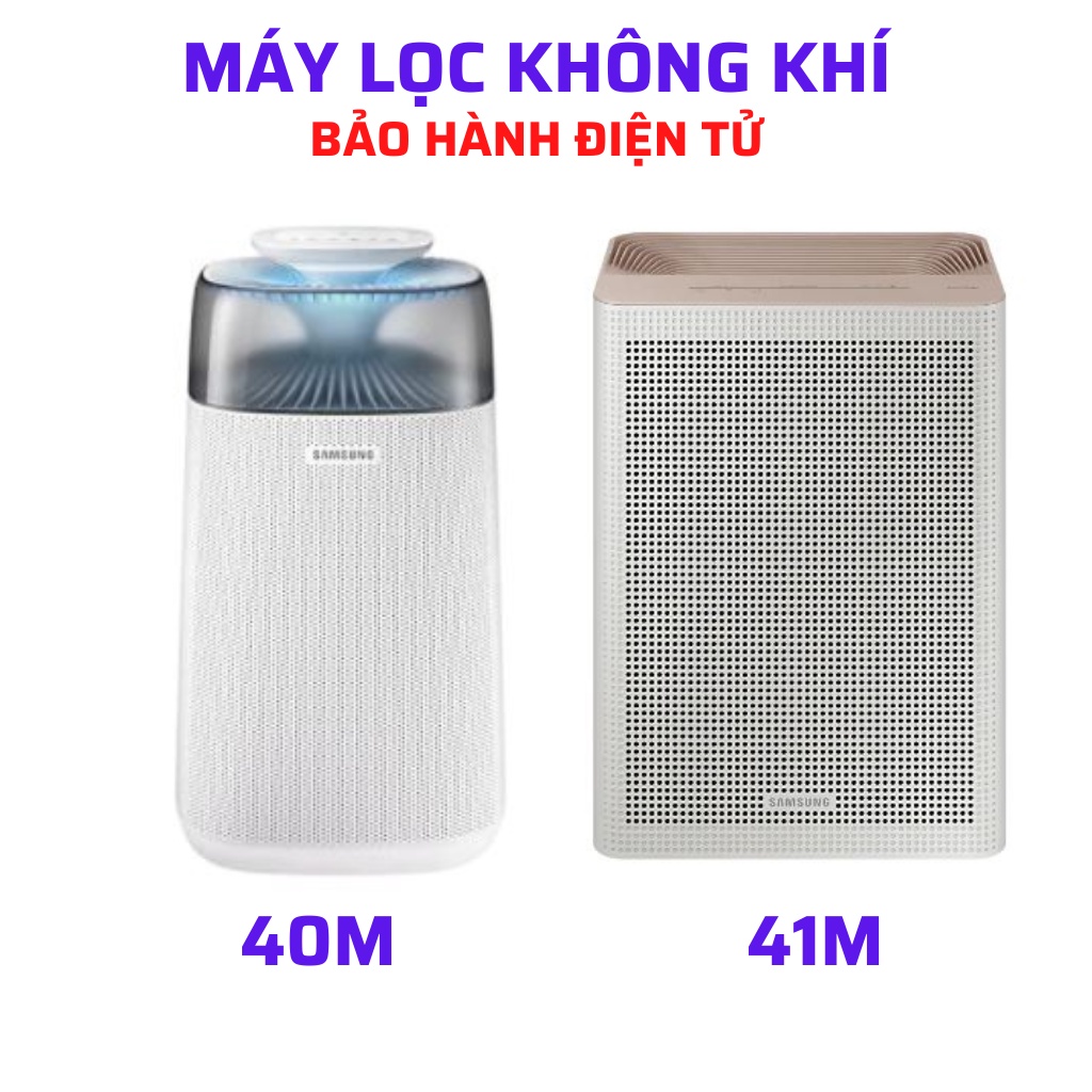 Máy Lọc Không Khí Samsung AX32BG3100GBSV, Phòng 40M2/41M2 Model 2022, Kháng Khuẩn, Lọc Bụi Siêu Mịn, Điều Khiển Smart