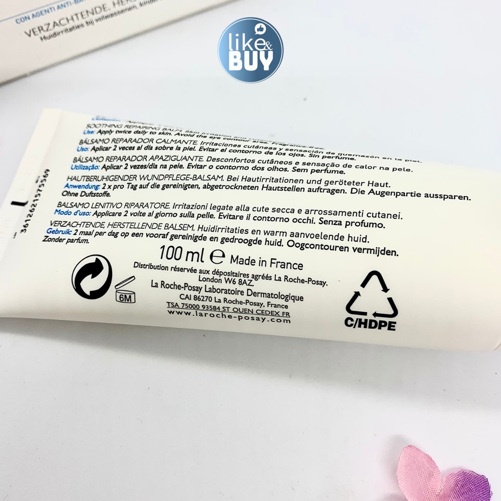 Kem B5 La Roche Posay, kem dưỡng ẩm cho da nhạy cảm loại 100ml - hàng nội địa LikeandBuy | BigBuy360 - bigbuy360.vn
