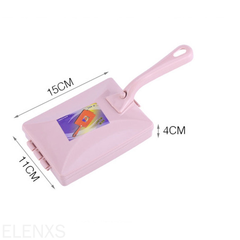 Chổi quét bụi hai đầu bằng nhựa cầm tay đa năng màu sắc ngẫu nhiên