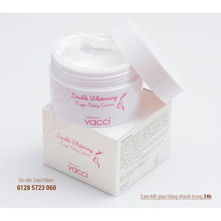Kem dưỡng trang điểm trắng da toàn thân – Vacci Double Whitening Magic Body Cream