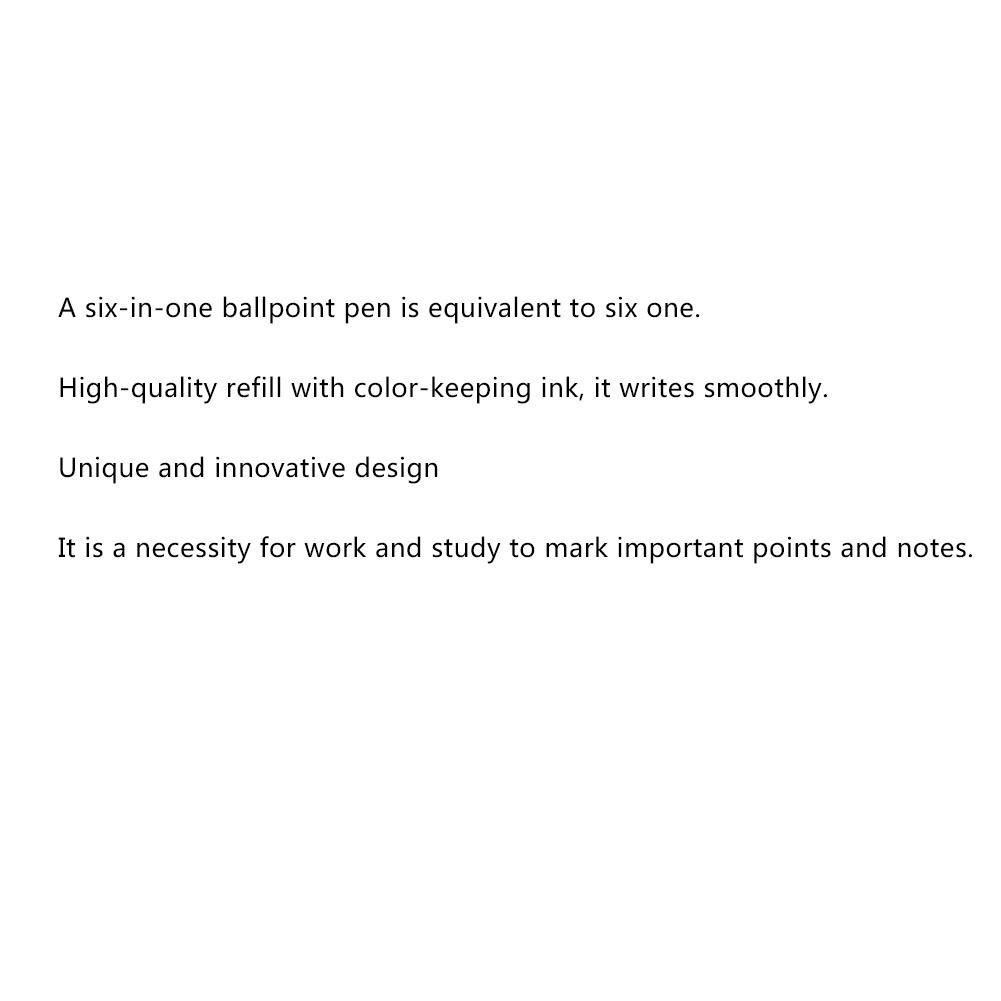 Bút bi nhiều màu thiết kế sáng tạo cho học sinh