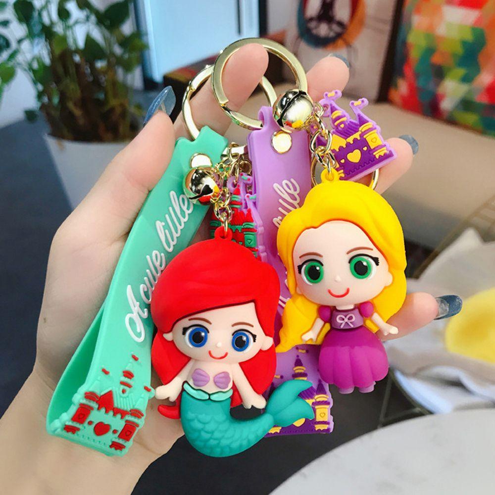 Móc Khóa Hình Búp Bê Công Chúa Disney Đáng Yêu