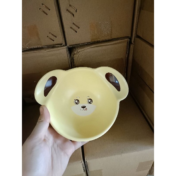 Bát sứ ăn dặm cho bé cao cấp (cún vàng)