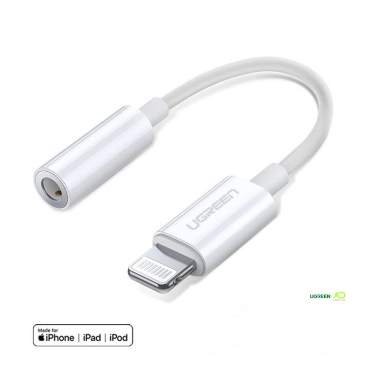 Cáp sang 3.5mm Audio chuẩn MFI UGREEN US211