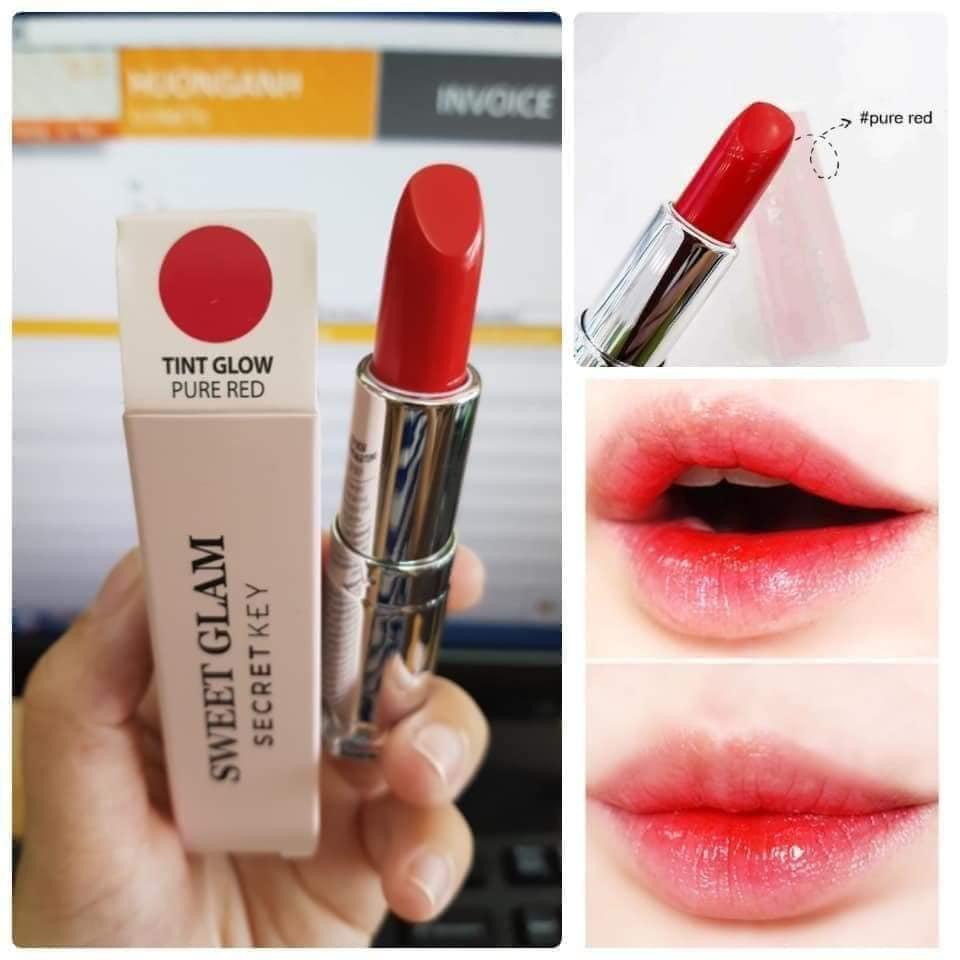 Son dưỡng có màu Secret Key Sweet Glam Tint Glow