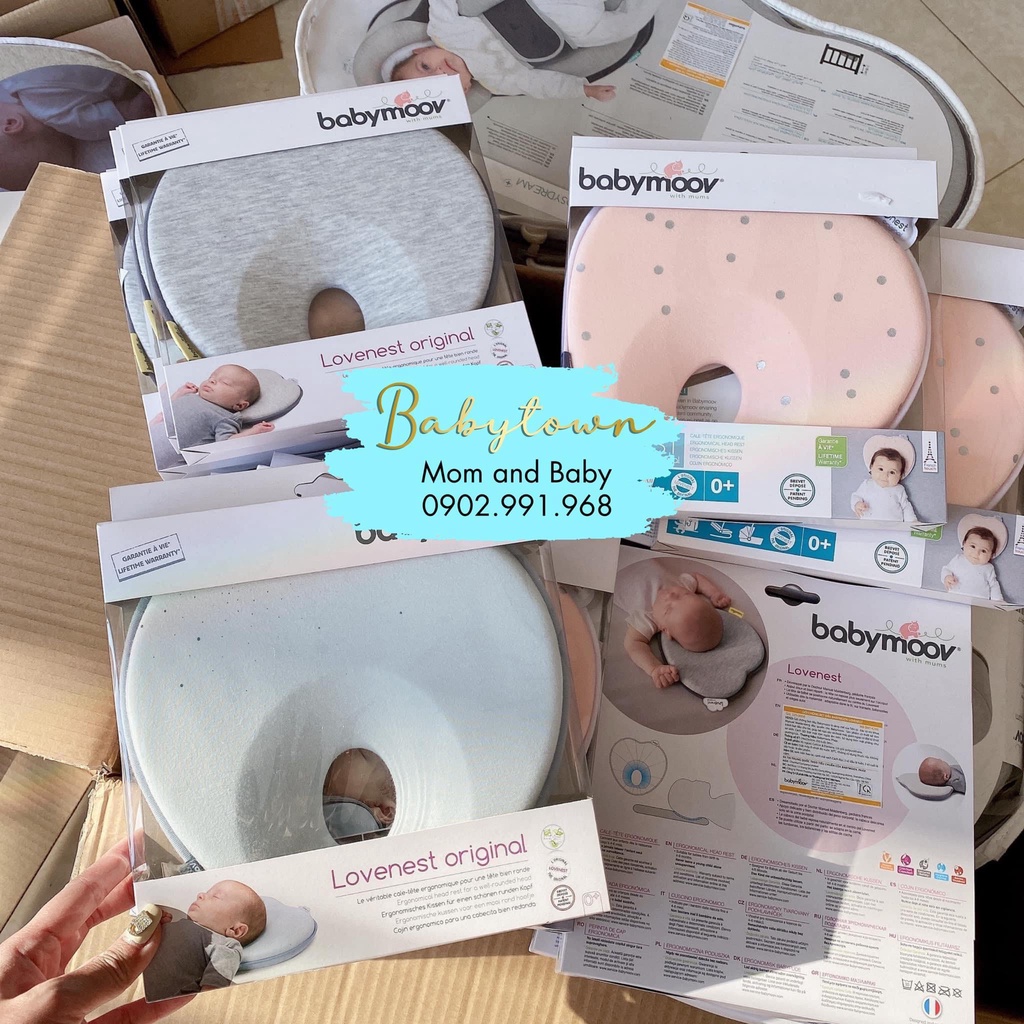 - Gối chống bẹp đầu Babymoov